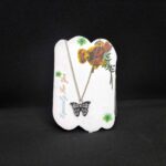 Butterfly Pendant Necklace | Cute Gift for Girls & Women | Silver Tone Chain | Especially For You Card | Fashion Jewellery