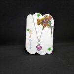 Pink Shell Pendant Necklace | Pearl Charm | Silver Tone Chain | Cute Gift for Girls & Women | Especially For You Card | Fashion Jewelry